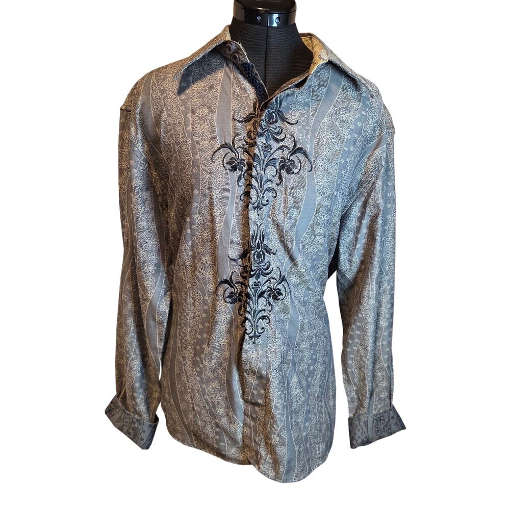 Rock and Roll Religion Jimi Hendrix Experience 2005 Embroidered Button Shirt